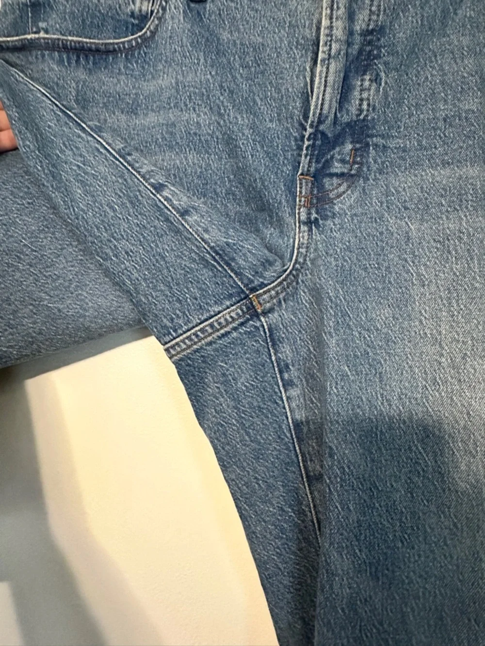 Madewell Plus Perfect Vintage Wide-Leg Jean Medium Wash Blue 18W - Picture 5 of 8